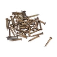 thumbnail image 2 of 1.5x12mm Small Tiny Nails Brass Bronze Tone 50 Pack, 2 of 6