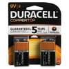 5 Pack - Duracell Coppertop Alkaline Batteries 9 Volt 2 Each