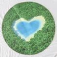 thumbnail image 4 of Abbracc Tapis Rond pour Bébé Tapis de Sol Amour Mer 100cm, 4 of 9