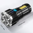 thumbnail image 3 of Rechargeable COB LED Flashlight Portable Outdoor Work Lamp with Glare Function, 3 of 9