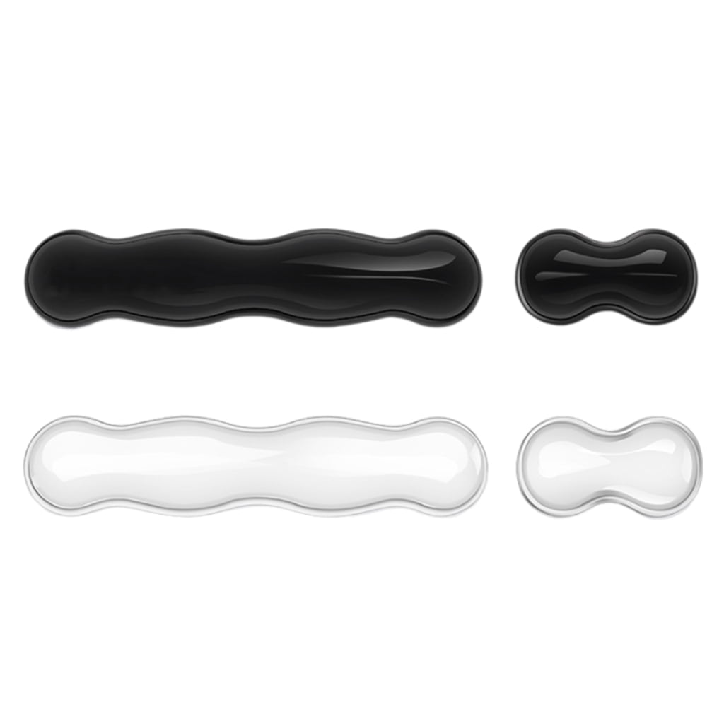 Soft Silicone Wrist Rest Pad Set for Keyboard and Mouse, Ergonomic For Fatigue Relief for Office Workers and Gamers