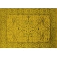 thumbnail image 1 of Ahgly Company Machine Washable Indoor Rectangle Oriental Yellow Industrial Area Rugs, 8' x 12', 1 of 4
