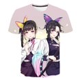 thumbnail image 1 of Camisetas de Demon Slayer de cuello redondo para niños, camisetas de manga corta de verano para niños y niñas, camisetas de ocio con estampado 3D de Anime Tees13T Gao Jinjia LED, 1 of 2