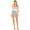 Blue - seablue, variant on Tavik Womens Chase Color Blocked One Piece Halter Top Swimsuit, Blue, Large