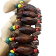 thumbnail image 4 of Pandereta Shell Hecho a Mano de las Tuercas Pulsera Campana para Djembe Tambor Africano Conga Accesorios de Percusión, 4 of 6