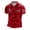 014 USA_Red, variant on Soccer Jersey for Men USA Patriotic Print Short Sleeve Crew Neck Quick Dry Training Shirt Sports Casual T Shirt American Team Fan Support Top for Match Daily Outdoor