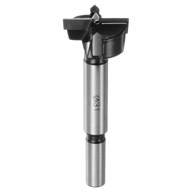 Broca Forstner de carburo de tungsteno para taladrar agujeros en bisagras de madera, 1-7/32"