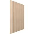 thumbnail image 3 of Ekena Millwork 94"H x 3/8"T Adjustable Wood Slat Wall Panel Kit w/ 2"W Slats, Hickory (contains 22 Slats), 3 of 7