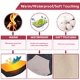 thumbnail image 3 of Dog coat, winter thick warm waterproof pet clothing, zipper - green, 3 of 5