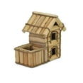 thumbnail image 2 of 12" Brown and Beige 2 Story Twig Bird House Planter, 2 of 4