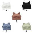 thumbnail image 4 of Sonducket Camiseta sin mangas elástica transpirable para el pecho, carpeta de cuello redondo, carpetas de pecho seco para mujer, para correr, Prendas para la parte del cuerpo Negro, 4 of 6