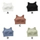 thumbnail image 3 of Sonducket Camiseta sin mangas elástica transpirable para el pecho, carpeta de cuello redondo, carpetas de pecho seco para mujer, para correr, Prendas para la parte del cuerpo Blanco, 3 of 6
