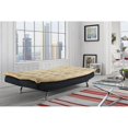 thumbnail image 3 of DHP Premium Stella Convertible Sofa in Tan and Black, 3 of 7