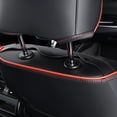 thumbnail image 5 of FLORICH Front Car Seat Covers, Comfortable Faux Leather Seat Protectors, Automotive Cushions Universal Fit for Most Cars SUV Trucks, RedLine, 5 of 6