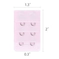 thumbnail image 3 of Extensión de correas de sujetador Allegra K 3 Hileras 2 ganchos rosa Claro 5 Pcs, 3 of 5