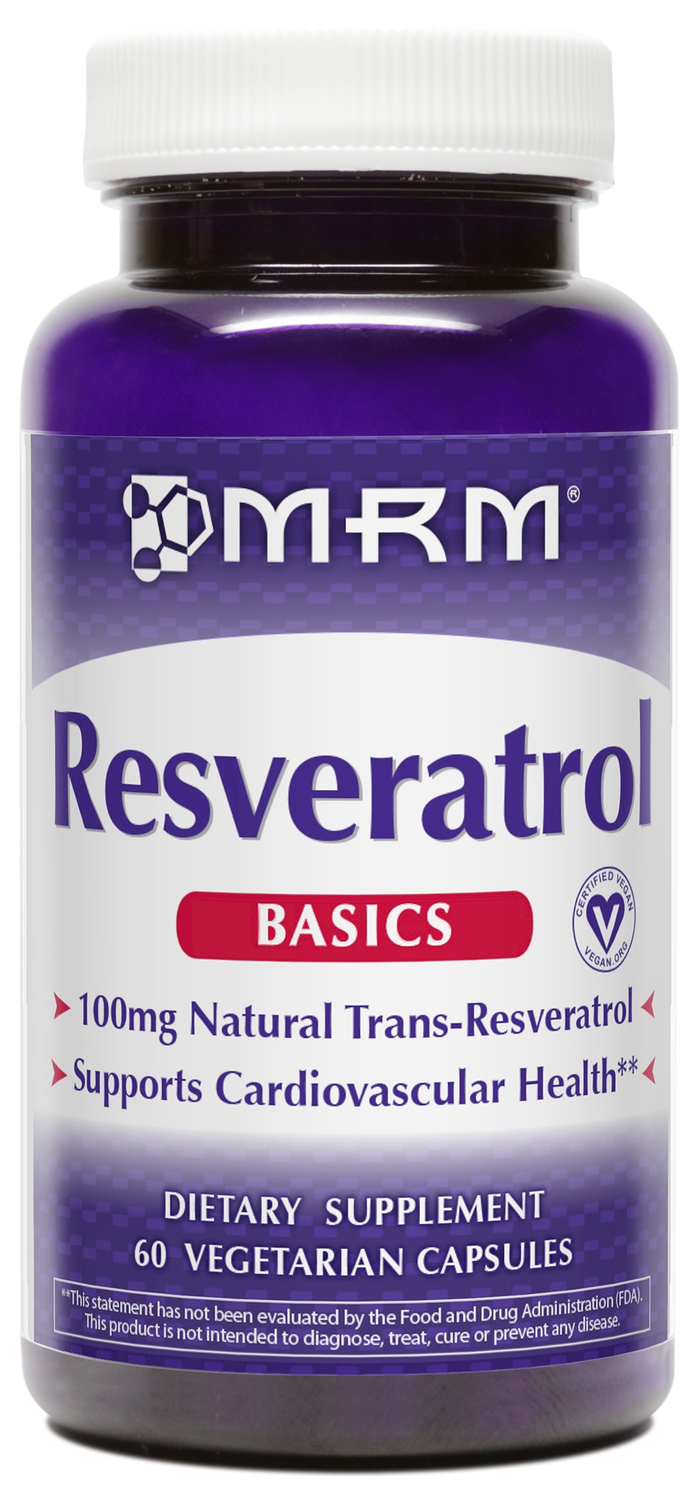 MRM Resveratrol Capsules, 60 Ct