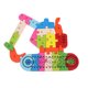 thumbnail image 2 of Gwong Juguete Alfabeto colorido de madera Coche 3D Vehicel modelo Jigsaw Puzzles Educación Juguete para niños Gwong 30002120, 2 of 6