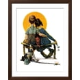 thumbnail image 2 of Art.com Little Spooners or Sunset, April 24,1926 Giclee Print by Norman Rockwell, Brown Frame Wall Art, 32" x 40", 2 of 5