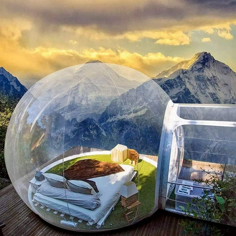 Outdoor single tunnel inflatable bubble tent sales