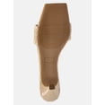 thumbnail image 5 of Time and Tru Women's Raffia Kitten Heel Sandals, 5 of 6