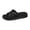 Black, variant on Women's Orthotic Mule Sandals Thick Cushion Slides Non-Slip Sole Arch Support Lightweight Slippers Summer Casual Shoes Comfortable Footwear for Indoor/Outdoor Walking