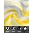 thumbnail image 7 of Yellow Grey Cloth Napkins Set of 6 Reusable Dinner Napkins, Vintage Farmhouse Abstract Oil Painting Cocktail Napkin Washable Table Napkins for Wedding/Holiday Party/Baby Shower 20"x20", 7 of 7