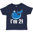 thumbnail image 3 of Inktastic 2nd Birthday Whale 2 Year Old Boy Boys Toddler T-Shirt, 3 of 5