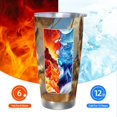 thumbnail image 5 of Bingfone Farm Corgi German Shepherd for 20 Oz Stainless Steel Travel Mug Double Wall Water Coffee Cup for Home,Office, Outdoor Works Great for Ice Drinks and Hot Beverage-Without Straw, 5 of 8