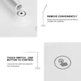 thumbnail image 4 of Fdit USB LED Touch Switch Desk Lamp Eye Protection Nail Art Desk Light Dimmer LED Table Lamp, LED Table Lamp, Lamp, 4 of 11