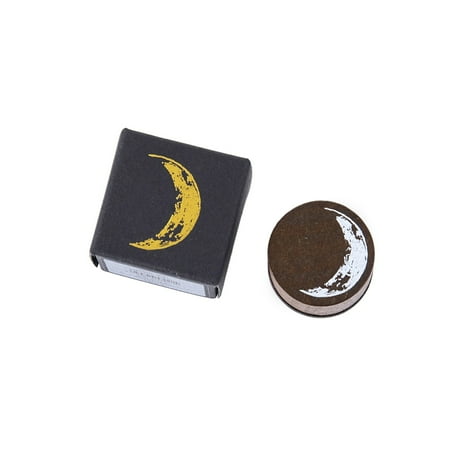 

Easter Crafts for Kids Ages 4-8 Wooden Seal Moon Phase Series Handbook Round Moon Retro Diary Decoration DIY Printing Seal