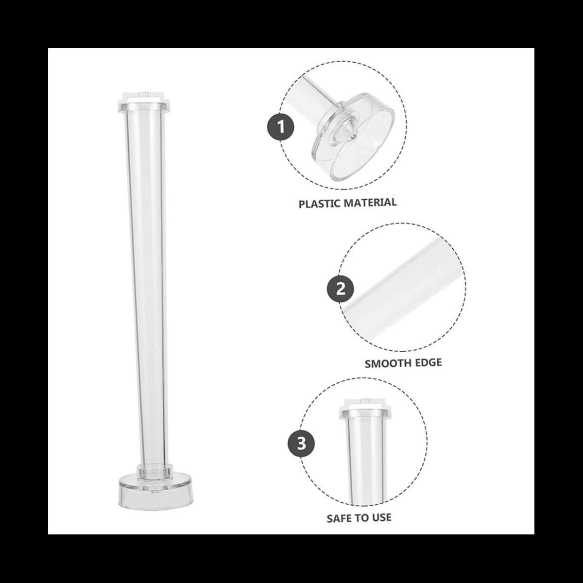 6 Pcs Candle Mold Jewelry Resin Tapered Candlesticks Candle Taper Emergency Candle Set