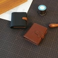thumbnail image 6 of DIY Wallet Kits for Men Brown Trendy Credit Card Wallet Kit Set DIY Men's Classic Craft Tools Billfold Kit Handmade Wallet Gifts for Dad Friends Boyfriends Family, 6 of 7