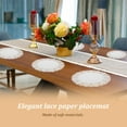 thumbnail image 4 of AEVXKHI 100PCS Round Paper Doilies, 13.5" Kraft Paper Placemats with Lace Edges, Disposable Decorative Place Mats, Paper Dining Table Pads for Food, Cakes, Crafts, 4 of 11