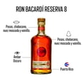 thumbnail image 3 of Paquete de 3 Ron Bacardi Reserva 8 Años 750 ml, 3 of 3