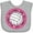 AC-Heather Grey, variant on Inktastic Volleyball Girl Girls Baby Bib