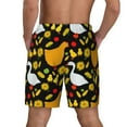 thumbnail image 2 of Lsque Mens Swim Trunks Farm Goose Pattern - Bathing Suit Compression Liner - Beach Swim Shorts Swimwear - (S-3XL) - Stretch Quick Dry -3X-Large, 2 of 9