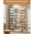 thumbnail image 4 of Organizador de despensa POKIPO de 8 niveles para colocar sobre la puerta con cesta ajustable, 4 of 8