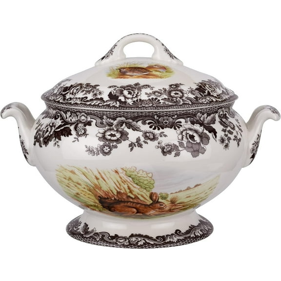 Spode Woodland 4.25 quart Covered Soup Tureen