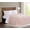 Blush, variant on Brooklyn Loom Marshmallow Sherpa Dusty Rose King Blanket 100% Polyester Microfiber Plush,  Solid Casual themed, Adult Bedding, OEKO-TEX Certified