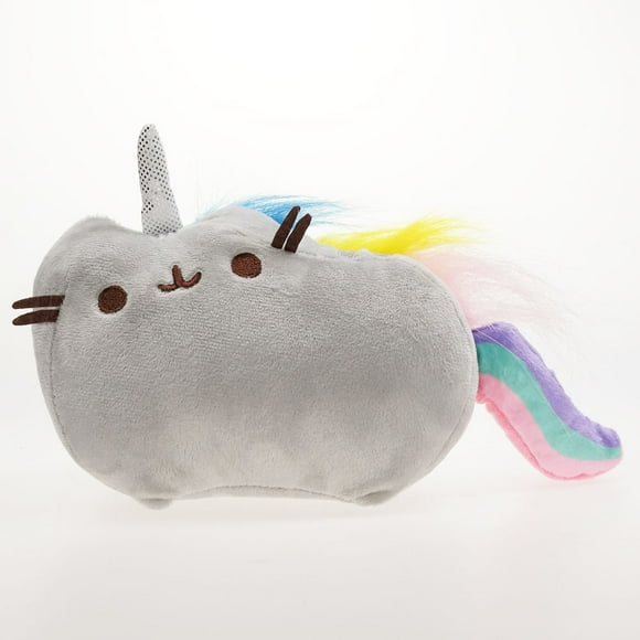 Pusheen Snackable Sundae Cat Plush Stuffed Animal Backpack Clip, Gray, 5"