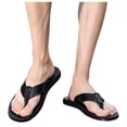 thumbnail image 2 of Sandals Men Flip Flop Men's Flip Flops Size 11 Wide Mens Memory Foam Flip Flops Size 9 Men's Flip Flops Size 11 Soft Slides for Men Men Flip Flops Size 9 Leather Men Flip Flops Size 9 Flip Flops Men, 2 of 3