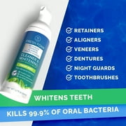 Retainer Cleaner Foam for Invisalign, Aligner Cleaner Whitening Foam for Mouth Guard Night Guard Veneers, Whitens Teeth, Freshens & Fights Bad Breath, 3% Hydrogen Peroxide, Mint - 50ml