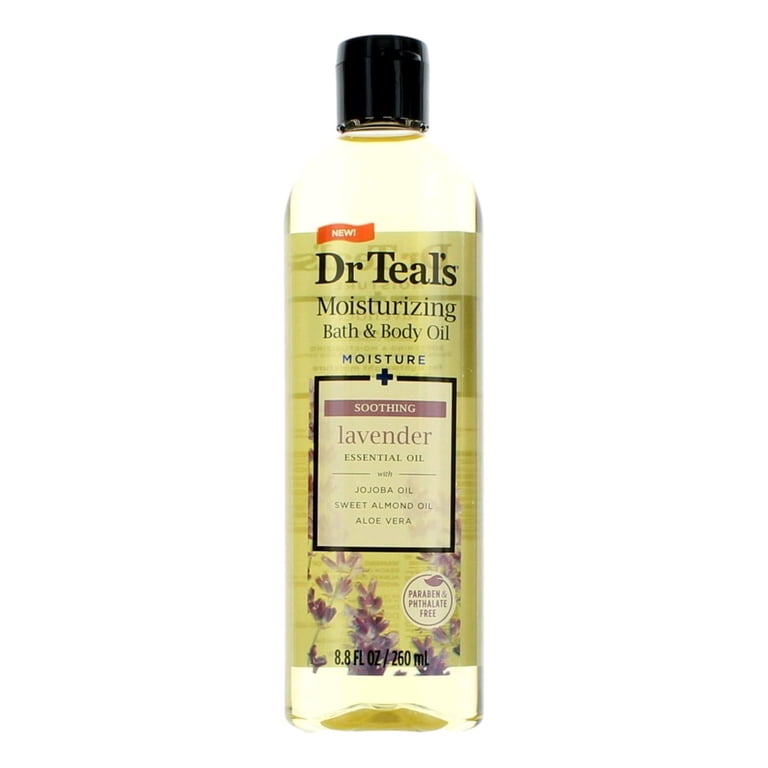 Dr Teal's Moisturizing Bath & Body Oil, 8.8 fl oz, Soothe & Sleep