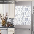 thumbnail image 4 of Dailycode Dishwasher Magnet Cover Magnetic Fridge Door Cover Home Kitchen Decor, Blue Herbs and Plants, 23"x 26", 4 of 6