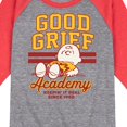 thumbnail image 3 of Peanuts - Good Grief Academy - Toddler & Youth Raglan Graphic T-Shirt, 3 of 7
