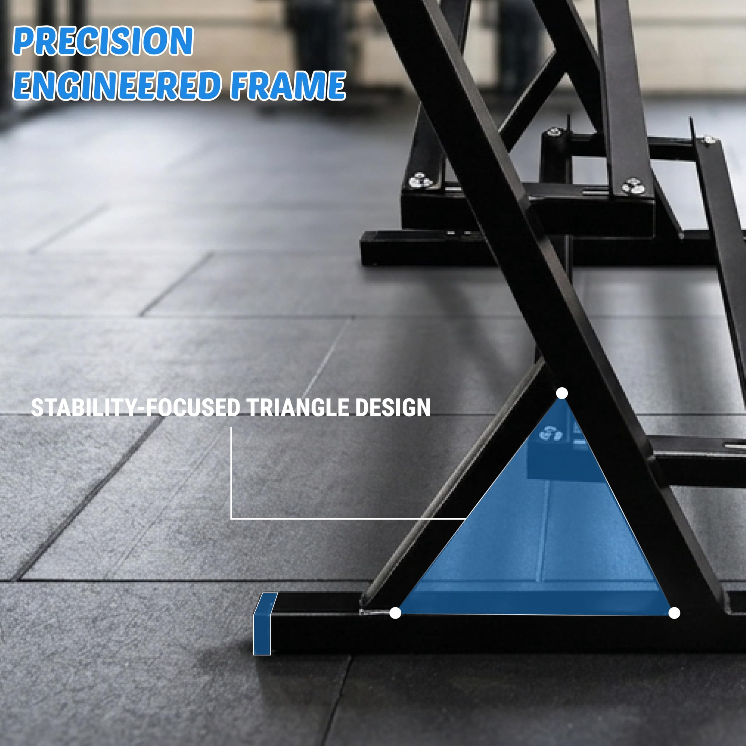 FEBTECH 3-Tier dumbbell rack, 1000 LBS adjustable dumbbell rack, Adjustable weight rack for home gym with weight storage, Heavy-Duty weight storage racks, Compact dumbell rack