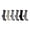 Basic Elegance, variant on Women's Dress Crew Socks 6 Pack Color: Sharp Chic Size: N/A