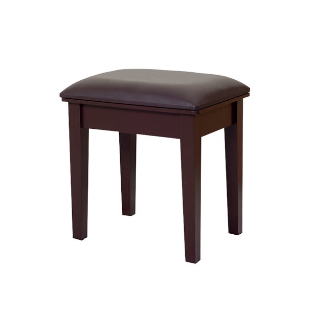 Vanity Stool Makeup Bench Dressing Stools Solid Pine Wood Legs Thick Padded Cushioned Chair