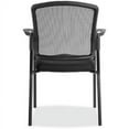 thumbnail image 2 of EUROTECH DAKOTA 2 STACKABLE MESH / FABRIC CHAIR WITH ARMS BLACK, 2 of 3