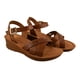 thumbnail image 4 of Sandalias Mujer Dama Nómadas Velcro Ajustable cafe 22, 4 of 4